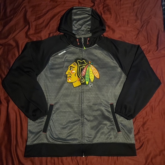 Chicago Blackhawks Center Ice Full-Zip Hoodie - Picture 1 of 8
